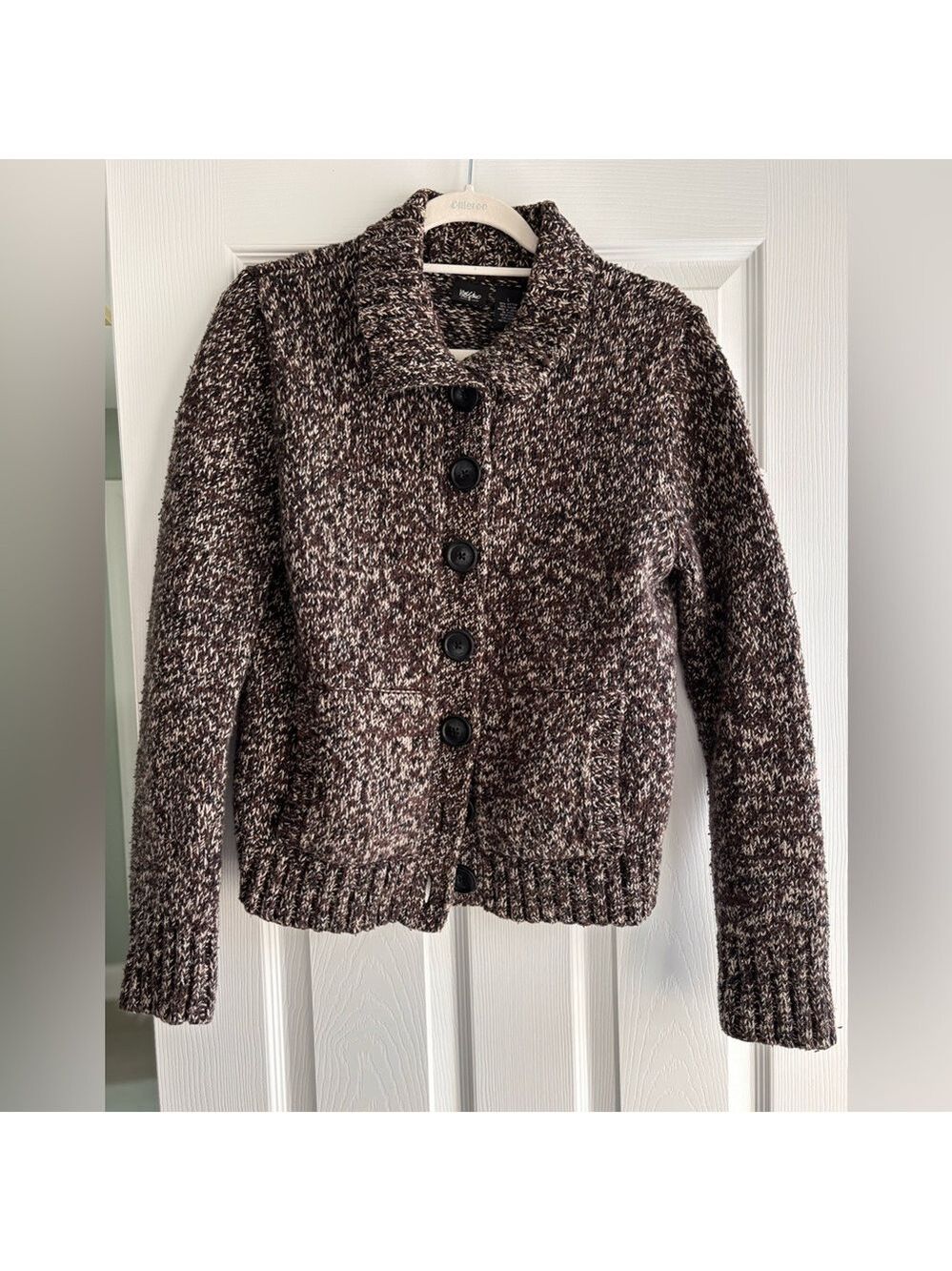 Mossimo Supply Co. Black and White Knit Cardigan